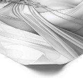 Exotisch Meisje op een Bank Foto Afdruk (Hoek)