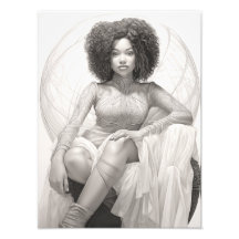 Exotisch Meisje op een Bank