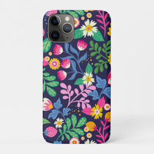 Exotisch met de hand geschilderd bloempatroon-4833 Case-Mate iPhone case