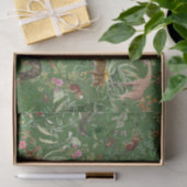  Exotisch Oerwoud Fantasy - Green Tissue Paper Tissuepapier (Geschenk)
