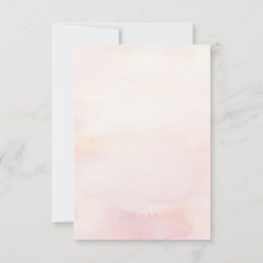 Exotisch Oerwoud Foliage Elegant Wedding RSVP (Achterkant)