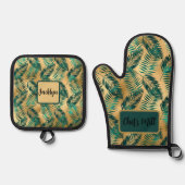 exotisch ovenwant & pannenlap set (Voorkant)