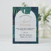  Exotisch Palmbladeren Oefenavond   Kaart (Staand voorkant)