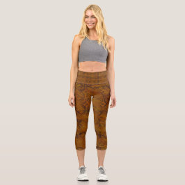 Exotisch patroon op deze capris