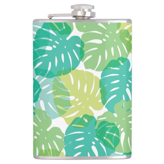 Exotisch Plant: Tropical Monstera Heupfles (Voorkant)
