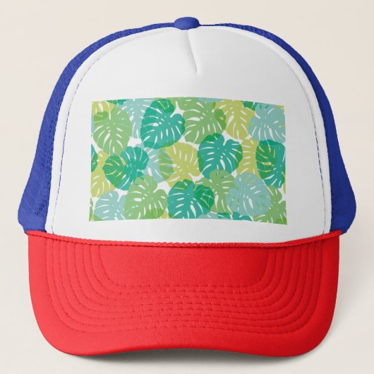 Exotisch Plant: Tropical Monstera Trucker Pet (Voorkant)