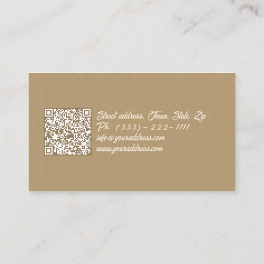 Exotisch reisbureau Visitekaartje (Achterkant)