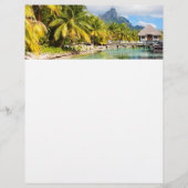 Exotisch resort flyer (Voorkant)