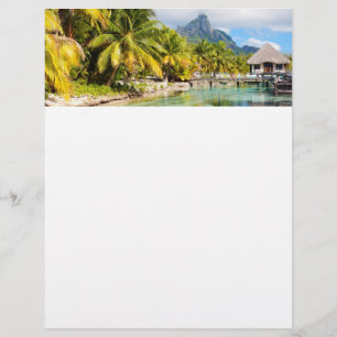 Exotisch resort flyer
