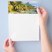 Exotisch resort flyer (Hand)
