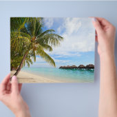 Exotisch resort flyer (Hand)