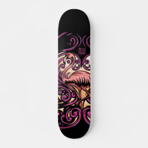 Exotisch roze persoonlijk skateboard