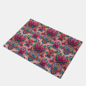 Exotisch roze rozen ontwerp deurmat (Schuin)
