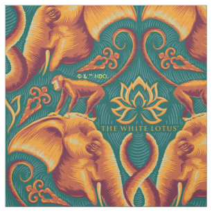 Exotisch Safari wandtapijtpatroon - De Witte Lotus Stof