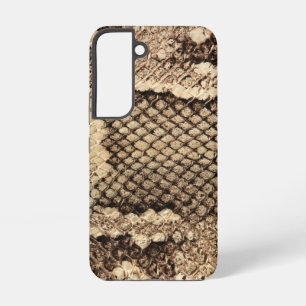 Exotisch slangenleer dierenprint patroon modern kr samsung galaxy hoesje