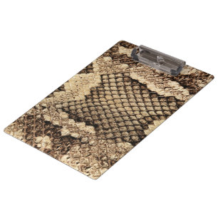 Exotisch slangenleer dierenprint patroon modern st klembord