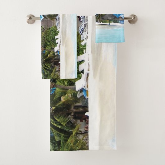 Exotisch strand bad handdoek (Insitu)