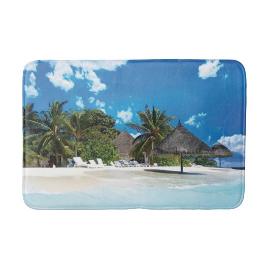 Exotisch strand badmat (Voorkant)