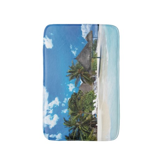 Exotisch strand badmat (Voorkant Verticaal)