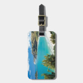 exotisch strand bagagelabel (Voorkant verticaal)
