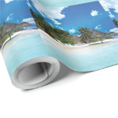 Exotisch strand cadeaupapier (Rol Hoek)