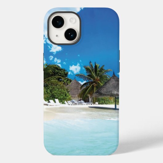 Exotisch strand Case-Mate iPhone case (Achterkant)