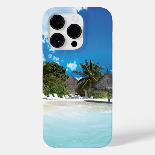 Exotisch strand Case-Mate iPhone case (Achterkant)