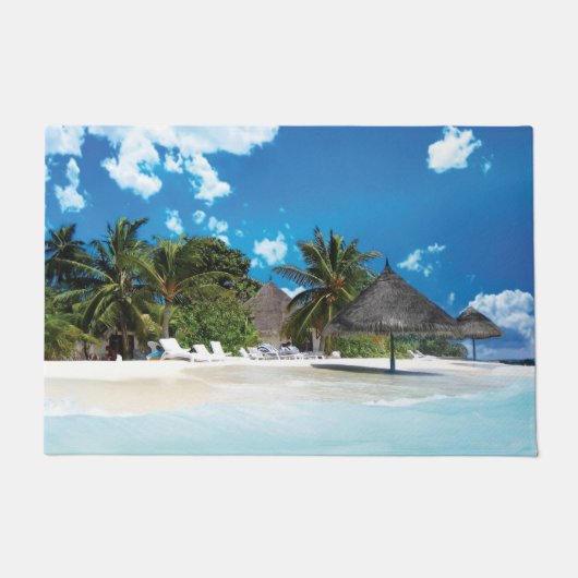Exotisch strand  deurmat (Voorkant)
