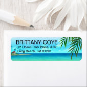 Exotisch strand etiket (Insitu)