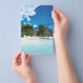 Exotisch strand flyer (Hand)