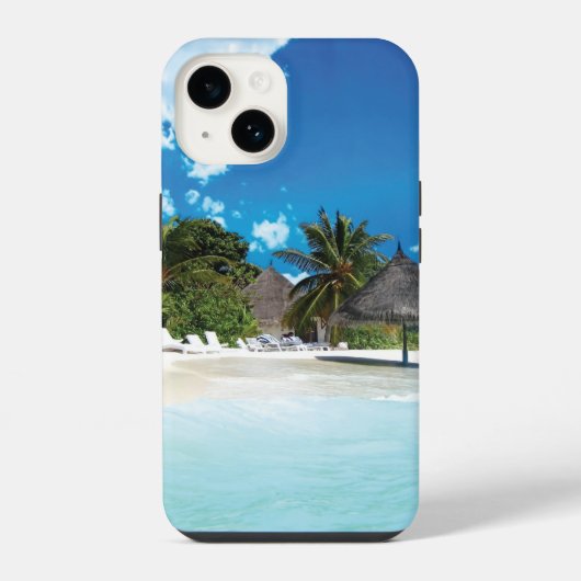 Exotisch strand  iPhone hoesje (Achterkant)