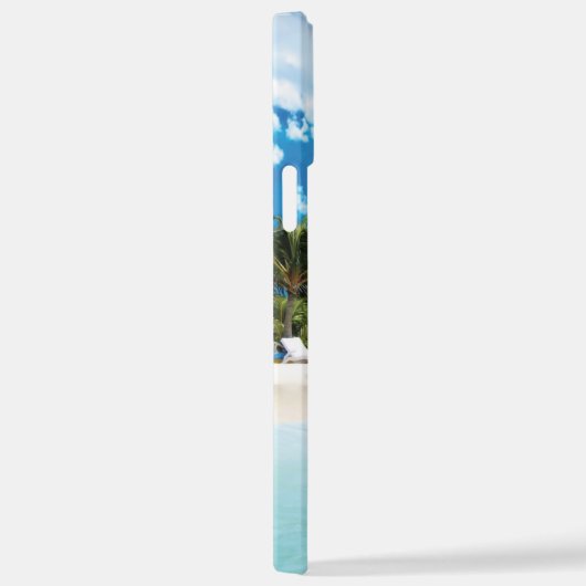 Exotisch strand iPhone hoesje (Rechterkant)