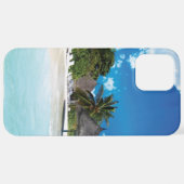 Exotisch strand iPhone hoesje (Achterkant horizontaal)