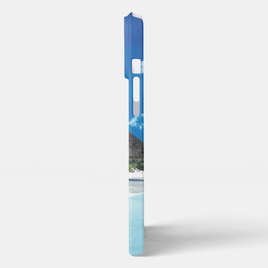 Exotisch strand iPhone hoesje (Linkerkant)