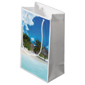 Exotisch strand klein cadeauzakje (Achterkant Gekanteld)