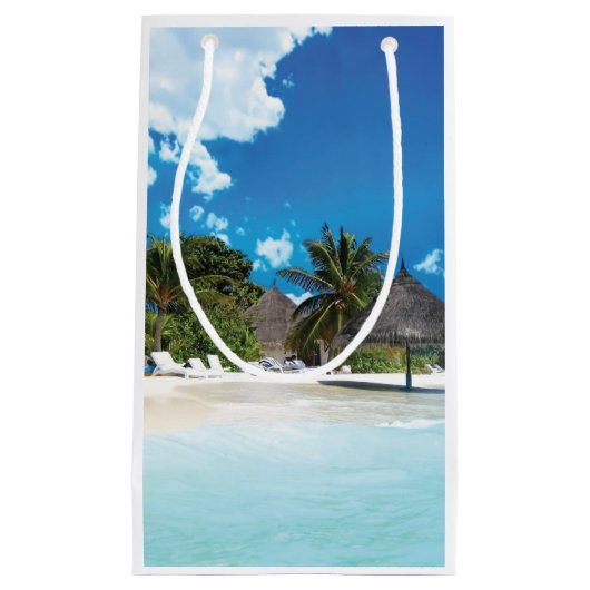 Exotisch strand klein cadeauzakje (Voorkant)