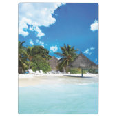 Exotisch strand klembord (Achterkant)