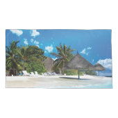 Exotisch strand kussensloop (Achterkant)