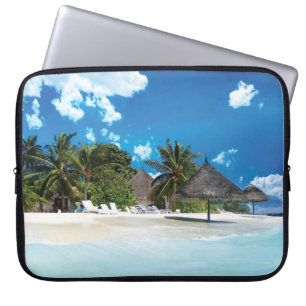 Exotisch strand laptop sleeve