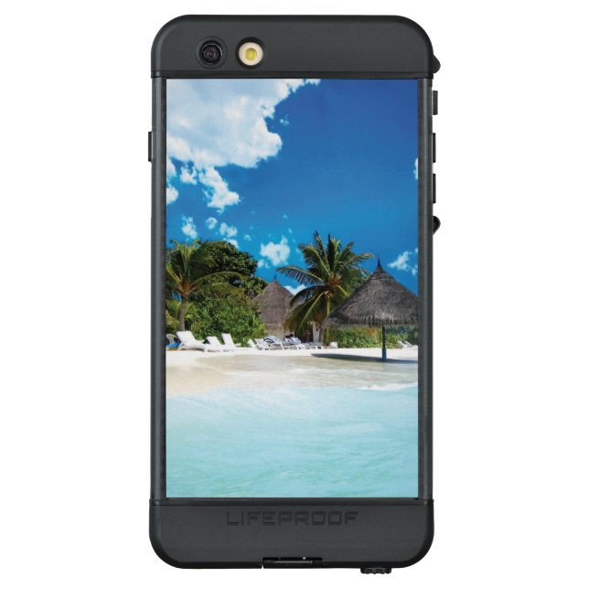 Exotisch strand  LifeProof iPhone hoesje (Achterkant)