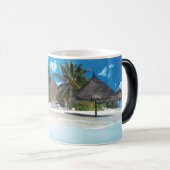 Exotisch strand magische mok (Voorkant rechts)