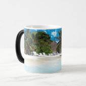 Exotisch strand magische mok (Voorkant links)