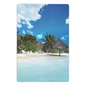 Exotisch strand mini klembord (Achterkant)