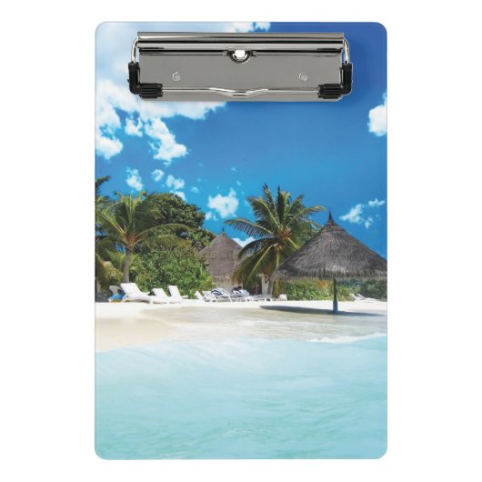 Exotisch strand mini klembord (Voorkant)