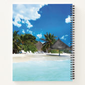 Exotisch strand notitieboek (Achterkant)