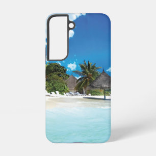Exotisch strand  samsung galaxy hoesje