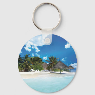Exotisch strand sleutelhanger