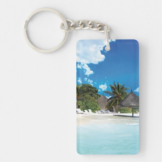Exotisch strand sleutelhanger (Voorkant)