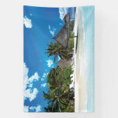 Exotisch strand spandoek (Verticaal)