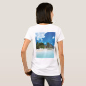 Exotisch strand t-shirt (Achterkant volledig)